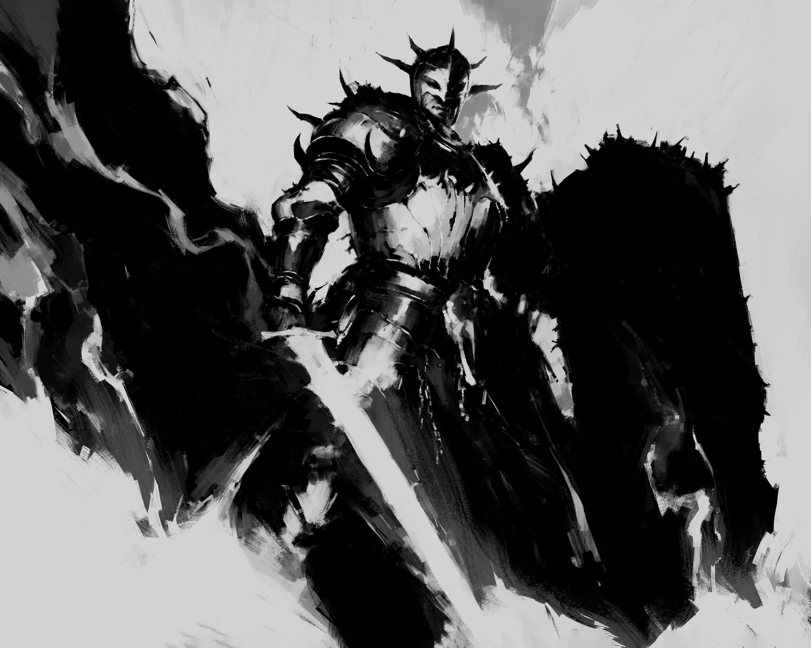 Plague Knight: official class sketch from the Diablo V panel